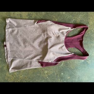 Maroon work out tank